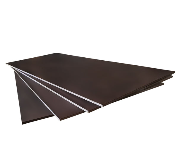 27mm Multiplex Zuschnitt Siebdruckplatten mit Versiegelung an den Seiten Multiplexplatte Melaminbeschichtet Bodenplatte Holz Braun