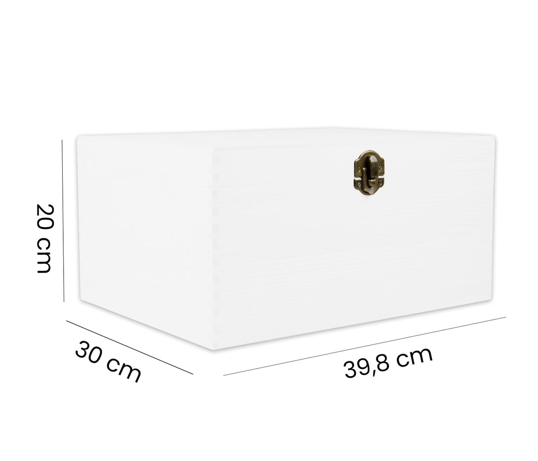 kiste aufbewahrung holz Holzbox mit Deckel weiß