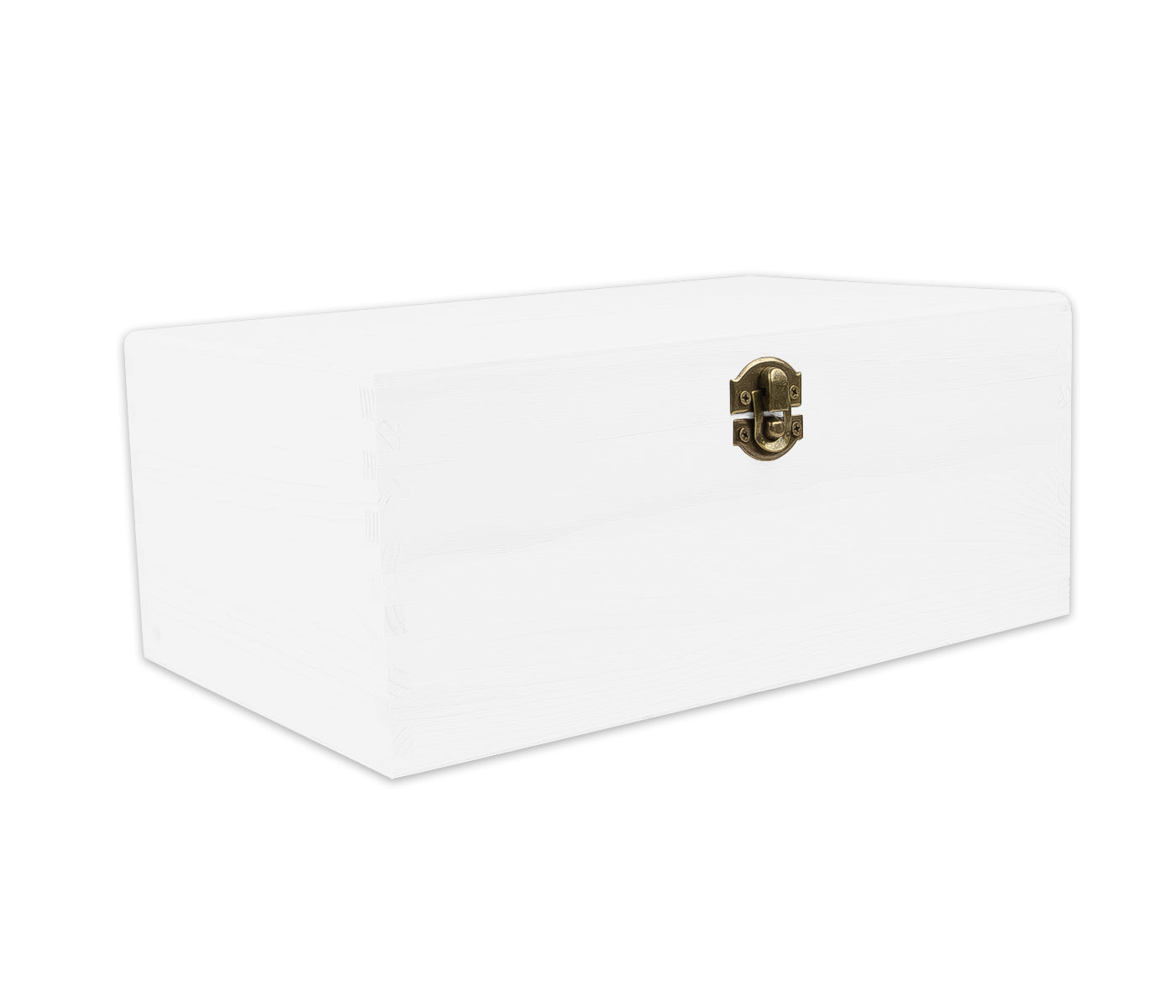 Holzbox mit Deckel weiß