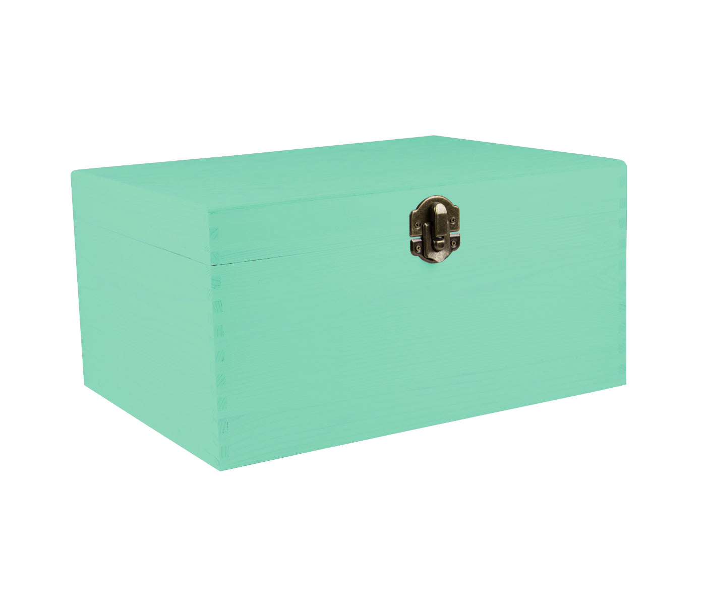 Holzbox mit Deckel hellgrün