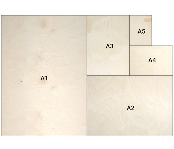 5mm Multiplexplatten Laubsägen Holz Bastler Heimwerker Sperrholz Platte unbehandelt